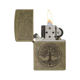 Zippo Windproof Metal Lighter | Tree of Life